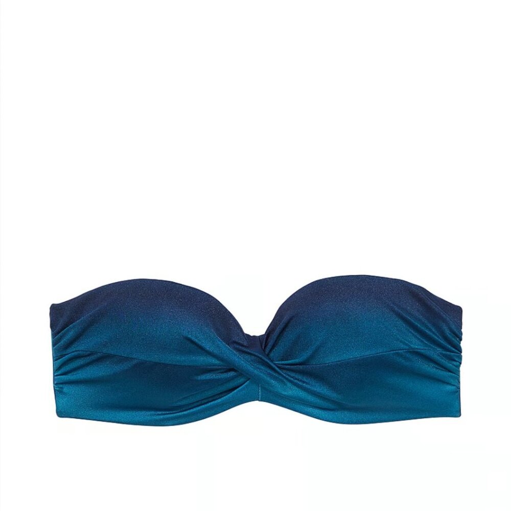 Bikini top, 36DD,VICTORIA'S SECRET SWIM Mix & Match Twist Push-Up Bandeau Top